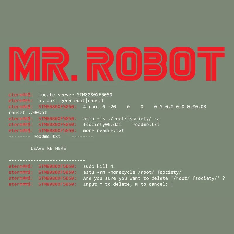 Hacker, M. robot, ordinateur