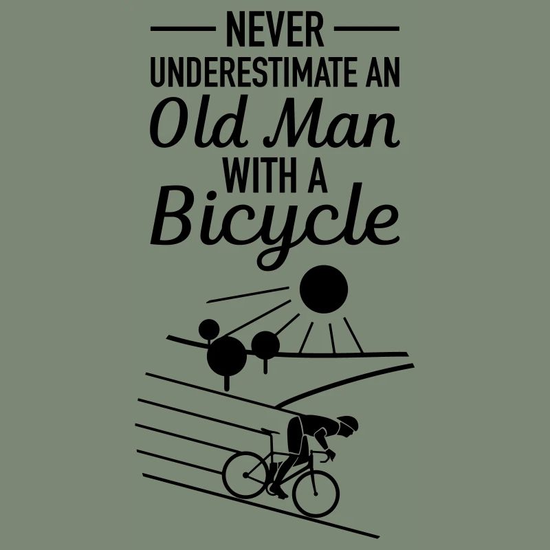 Never Underestimate An Old Man With A Bicycle