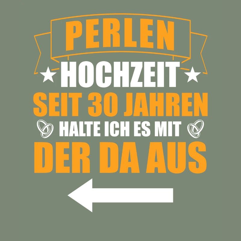 Mit der da 30. Hochzeitstag Perlenhochzeit