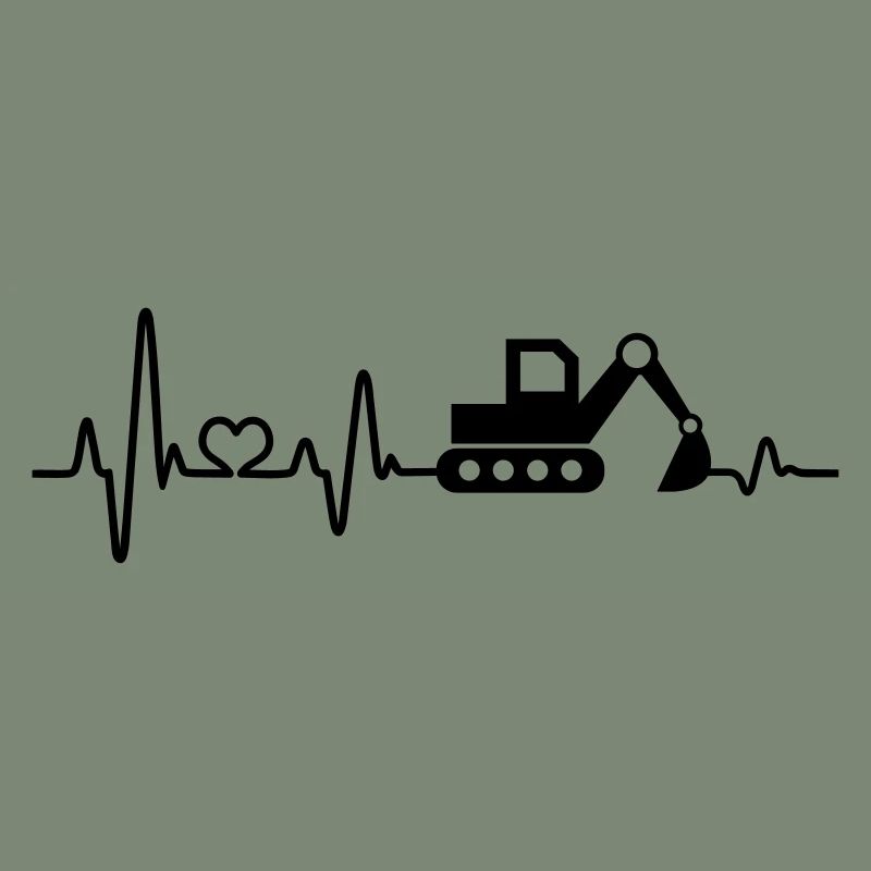 Excavator construction site construction worker excavator driver gift