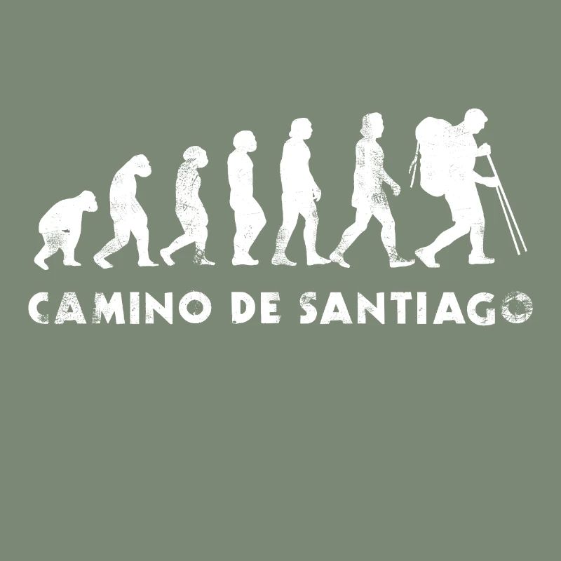 Jakobsweg Evolution Pilger Wanderer Geschenkidee
