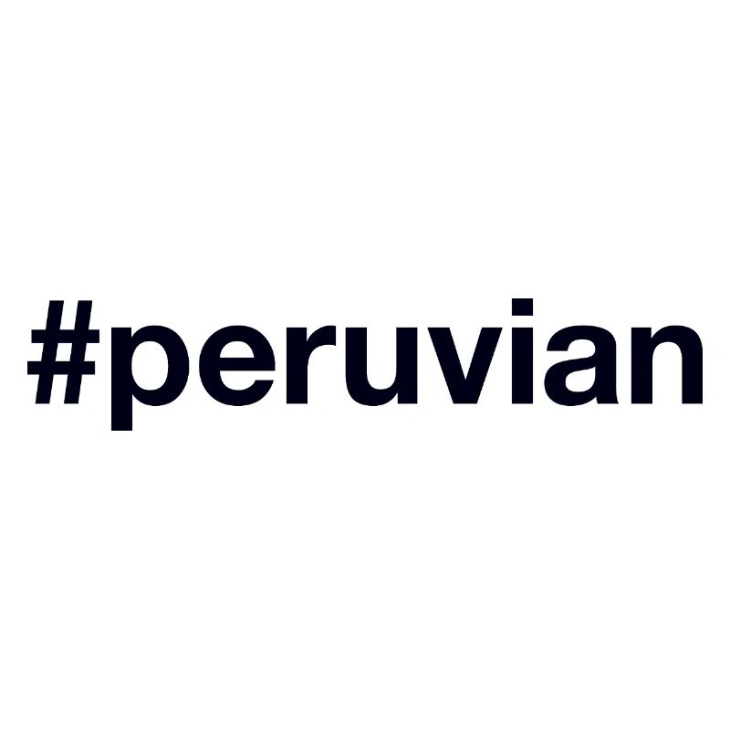 Peruvian Hashtag Peru