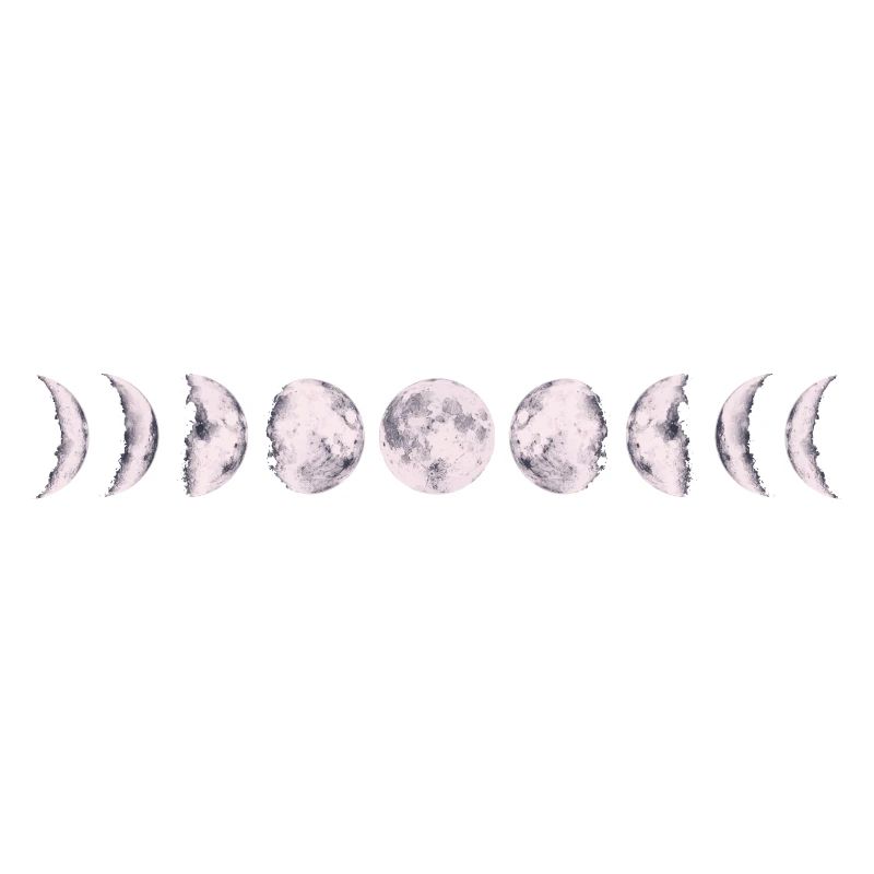 Impression du cycle des phases de lune