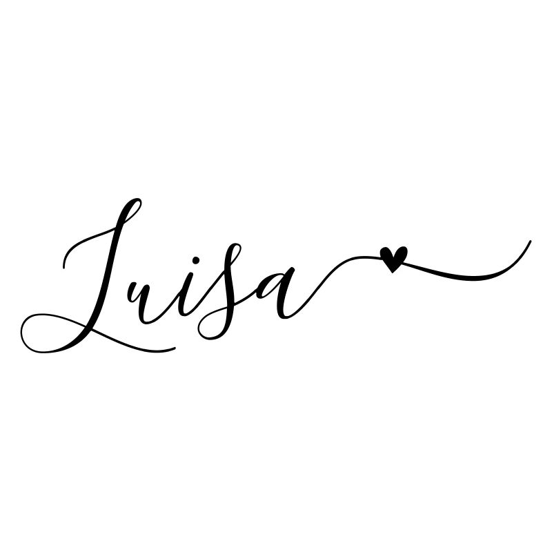 Luisa Surname First Name Decorative