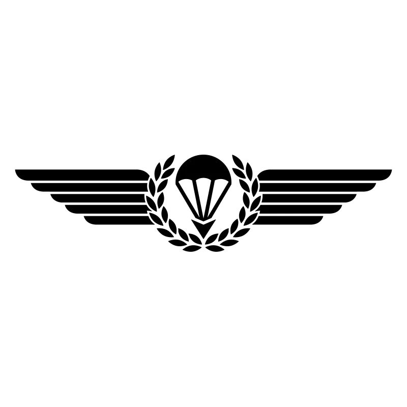 Parachutist badge