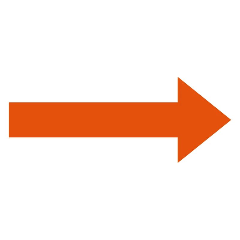 Orange right arrow