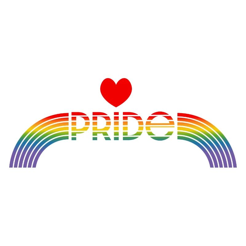 Regenbogen pride rainbow herz