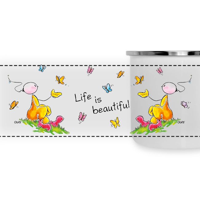OUPS Tasse - Life is beautiful