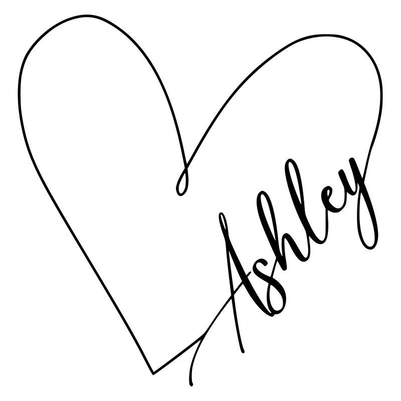 Ashley Name Herzlinie