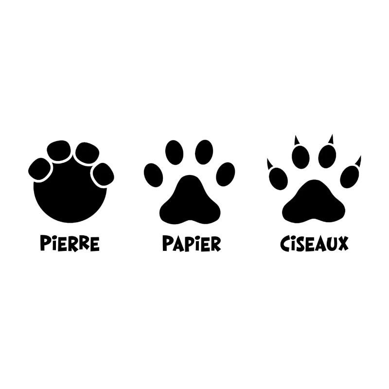Chat jeu De Main drole C’est nous / V-Day