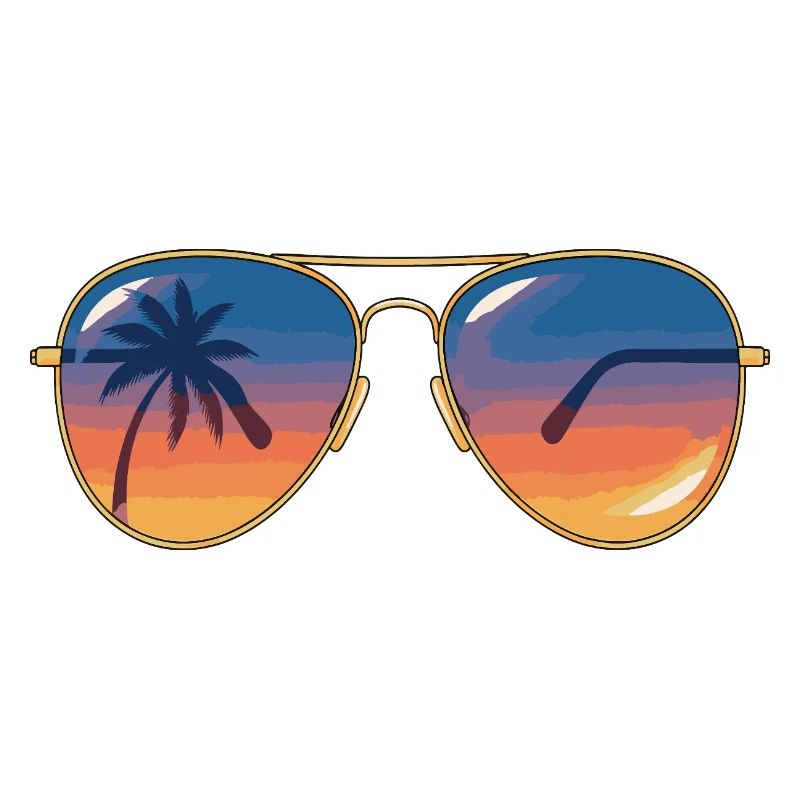 Sunglasses Sunset Palm 