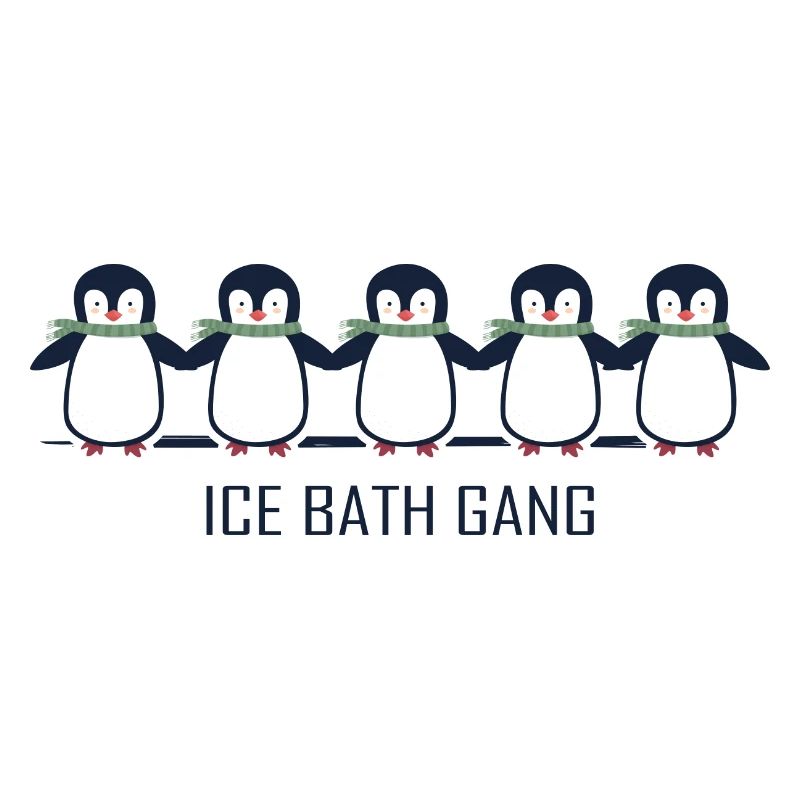 eisbader winterbader pinguin eisbaden