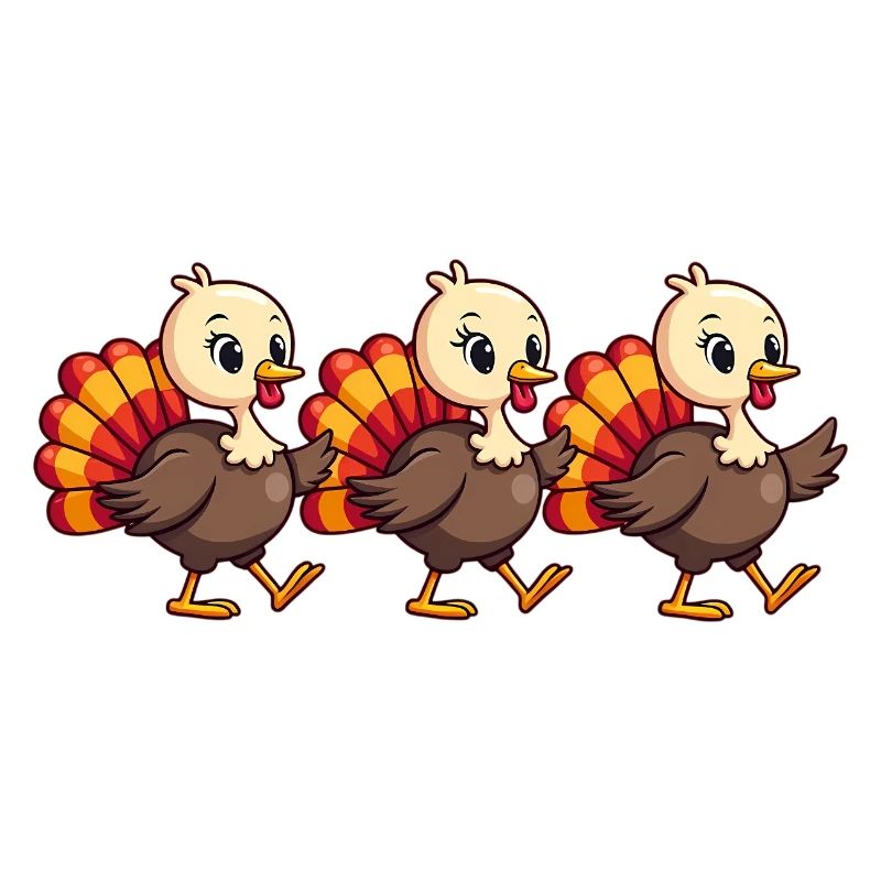Bébé dinde de Thanksgiving