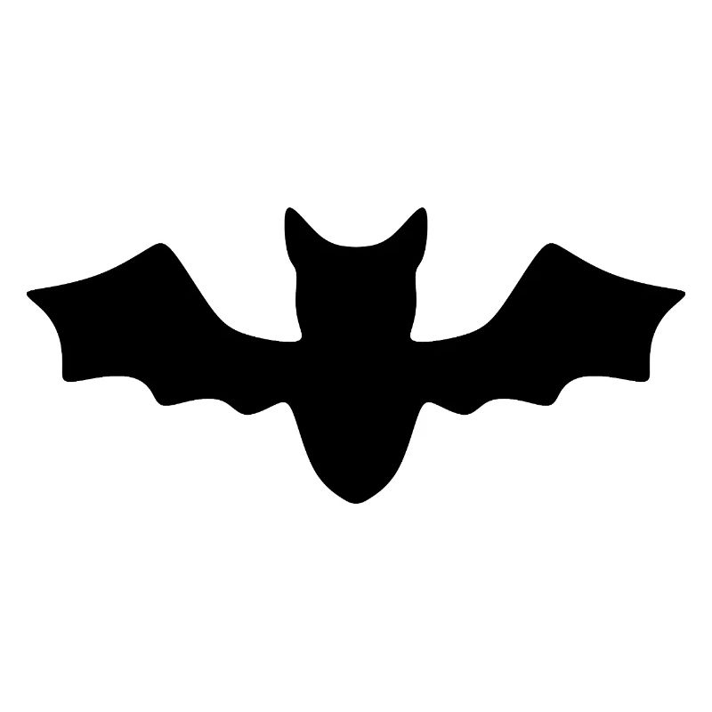Celestial Bat Lunar Pattern on Cotton T-Shirt