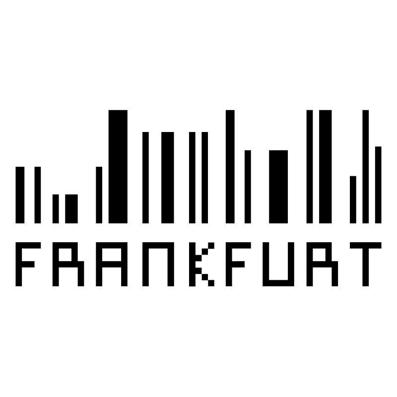 Frankfurt skyline Barcode - Hessen