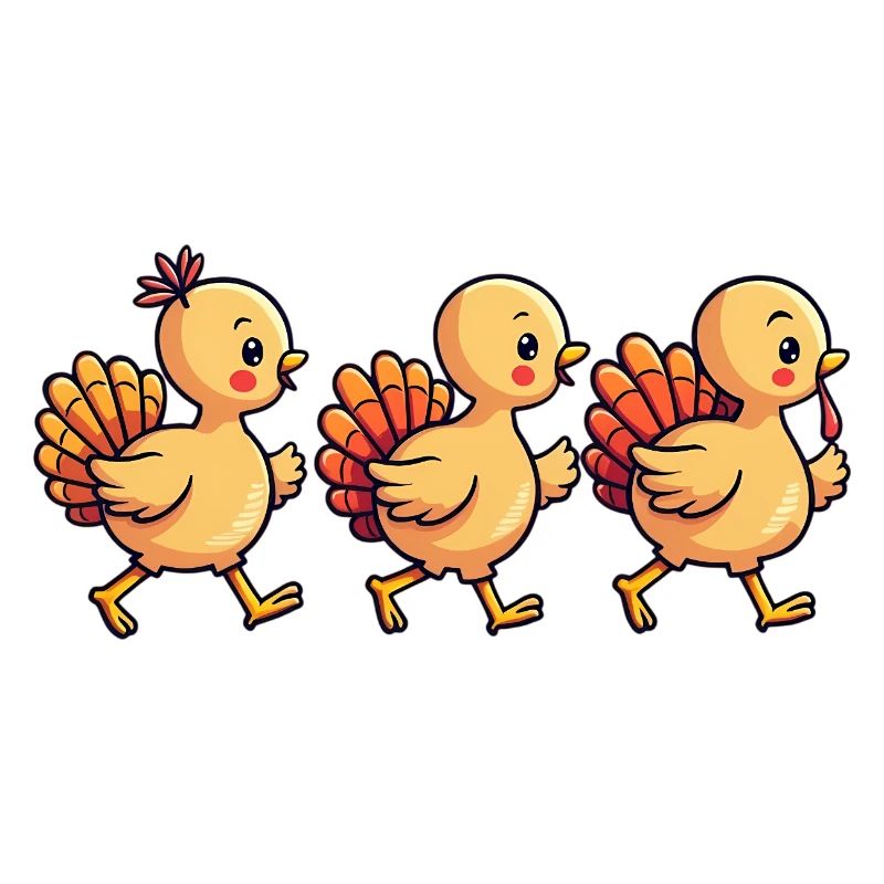 Bébé dinde de Thanksgiving