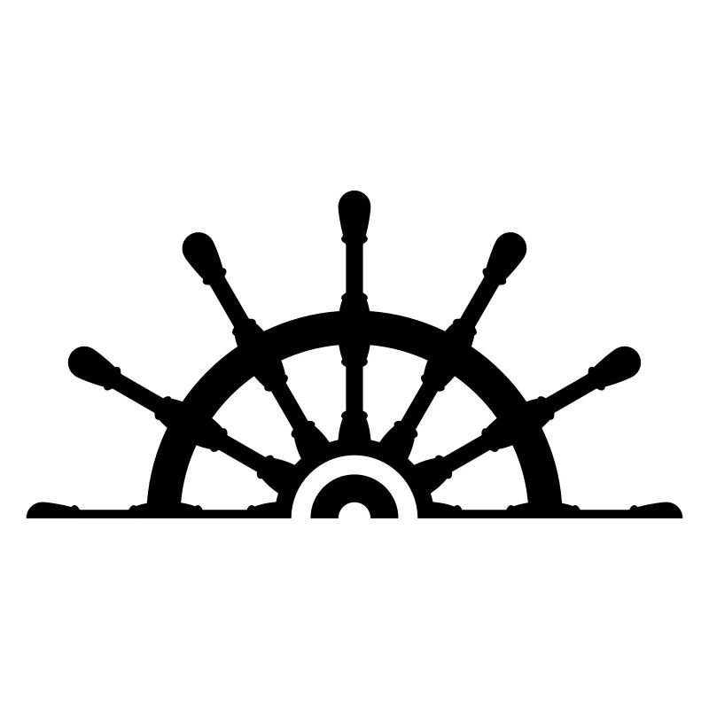 Half Ship Steering Wheel