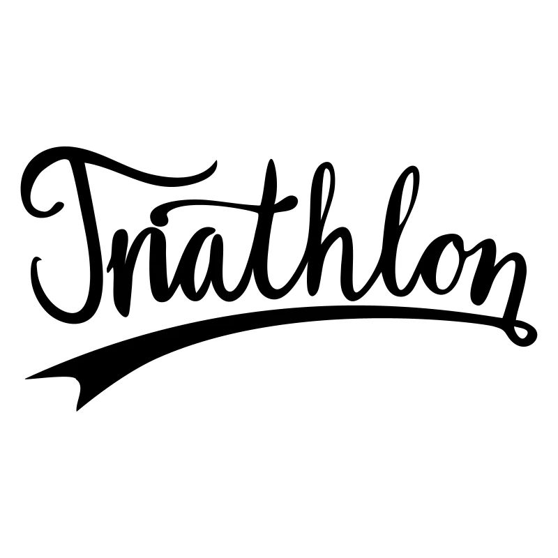 Triathlon Handlettering