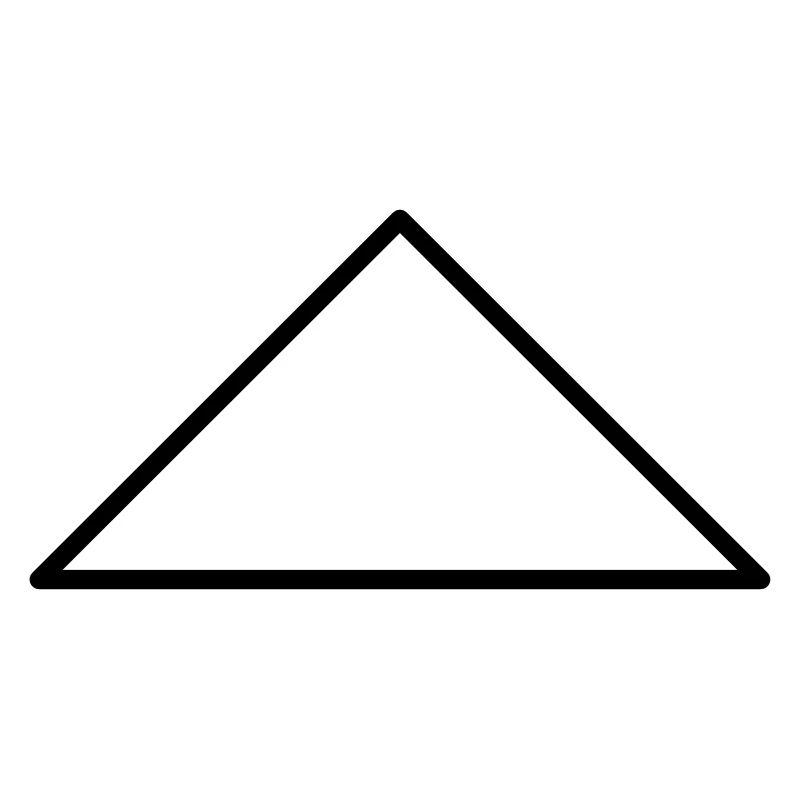 Math symbol - equilateral triangle