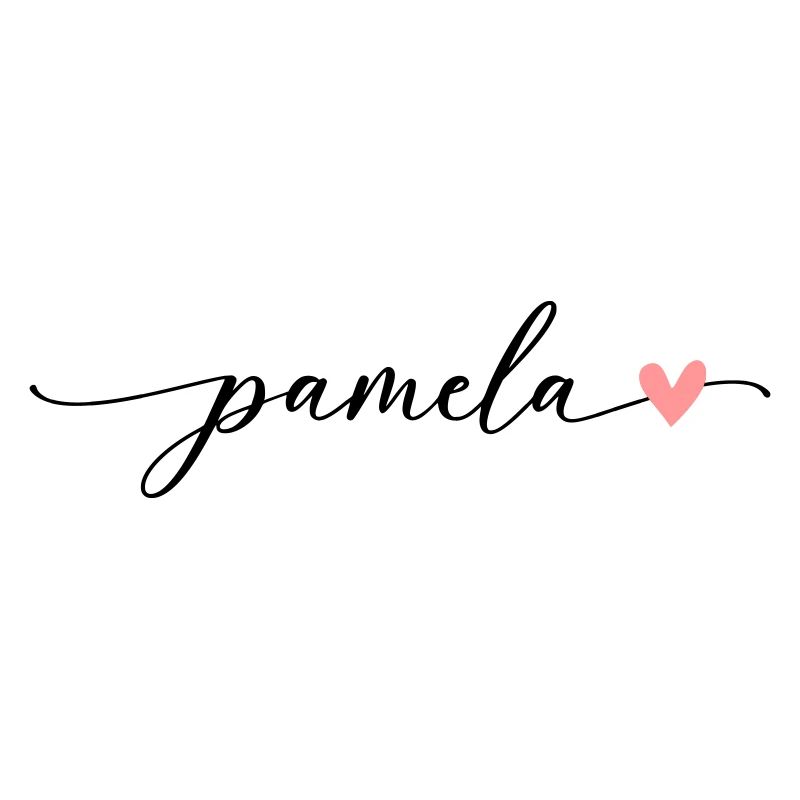 Pamela Name Calligraphy Font