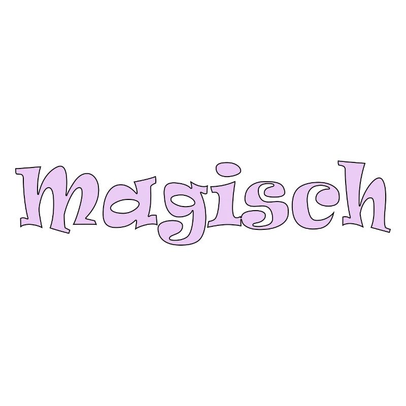 Magical pink lettering