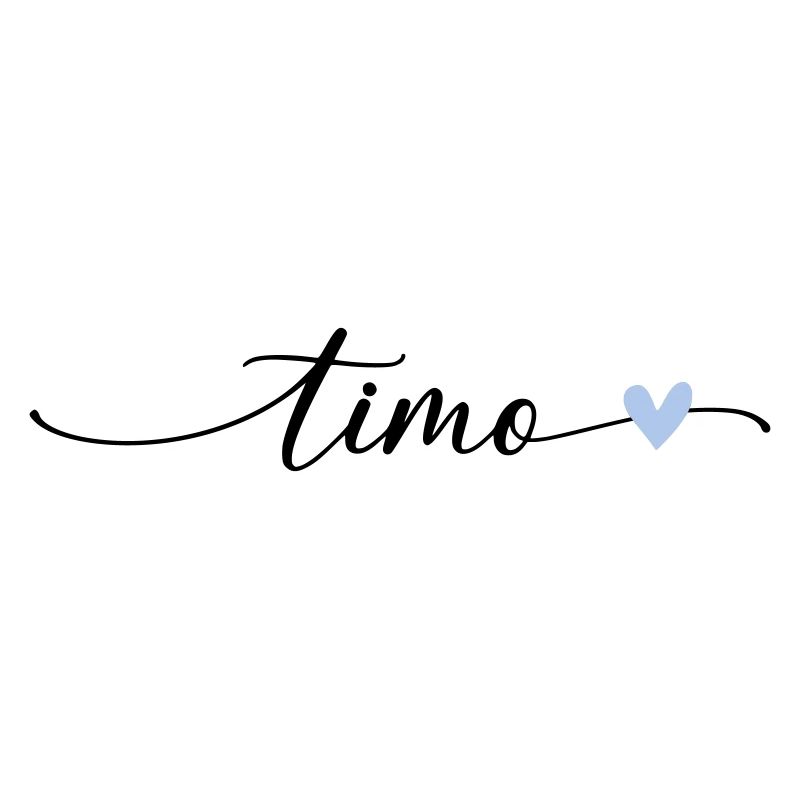 Police de calligraphie de nom Timo