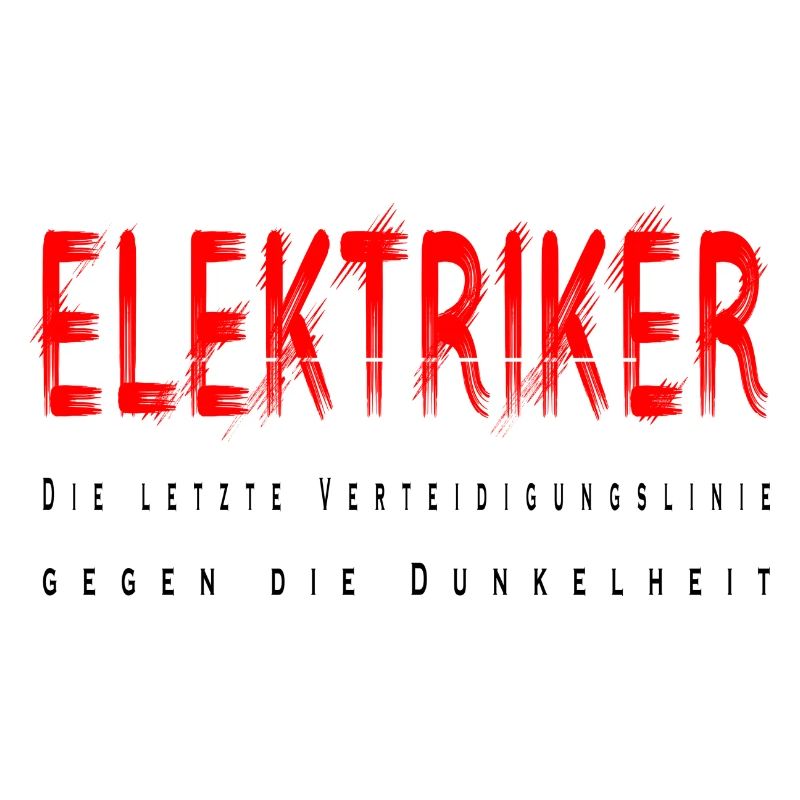 Elektriker Handwerker Design