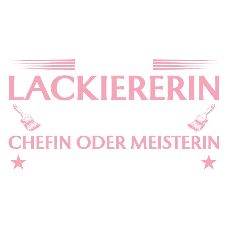Handwerkerin Chefin oder Meisterin - Lackiererin