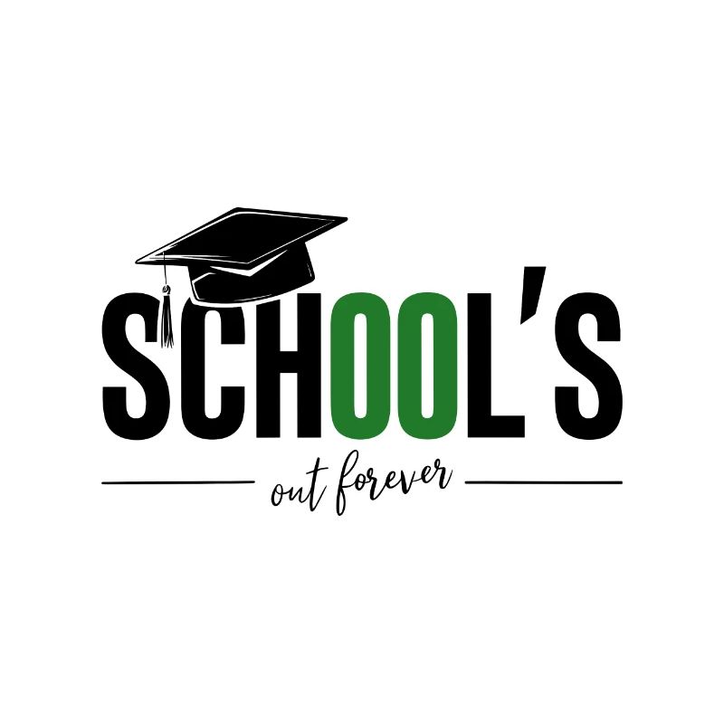 Schulabschluss Abschlussfeier School`s Out Forever
