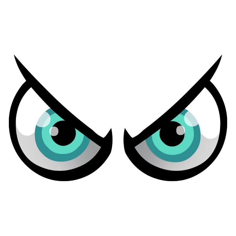 angry eyes