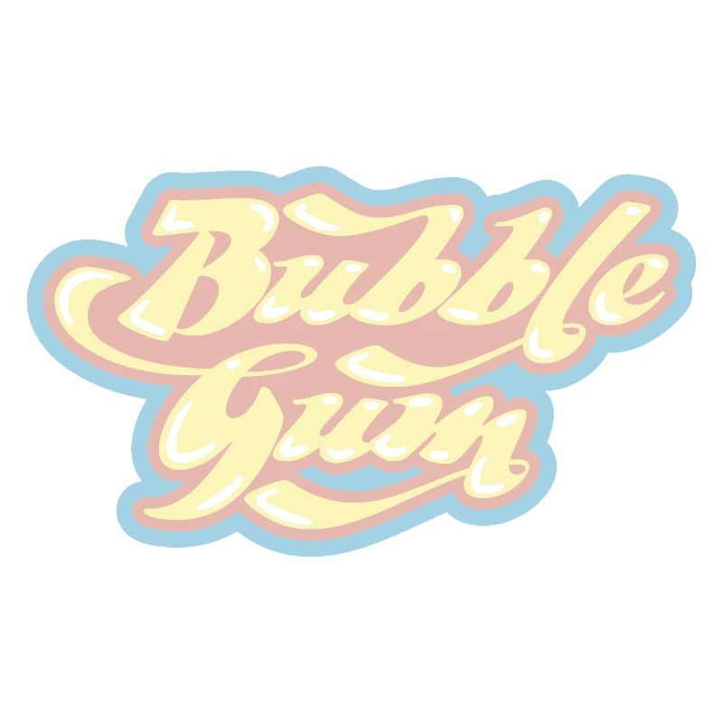 Bubblegum Retro Lettering