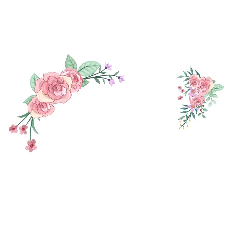 Lettre a fleurs