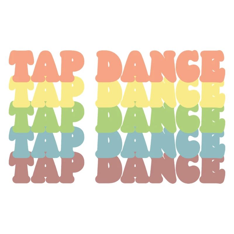 Pastell Regenbogen Tap Dance