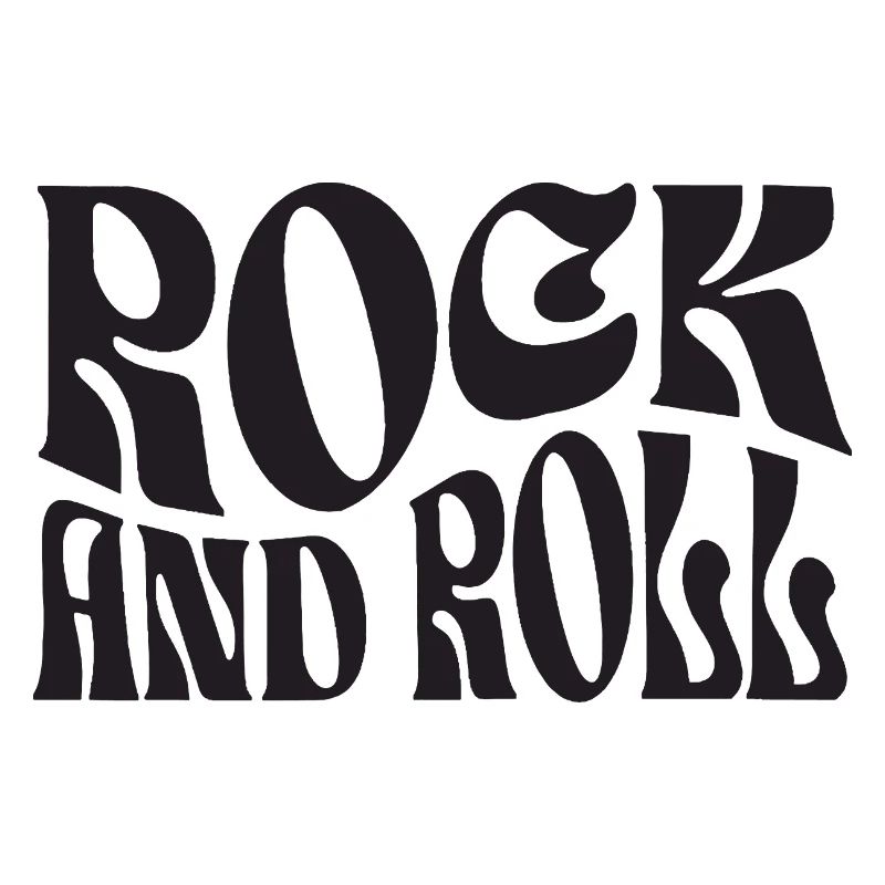 Rock'n'Roll Retro-Typografie