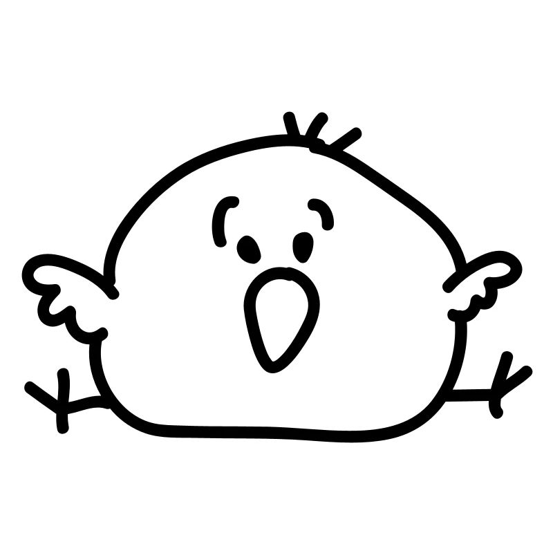 dickes Vögelchen - line