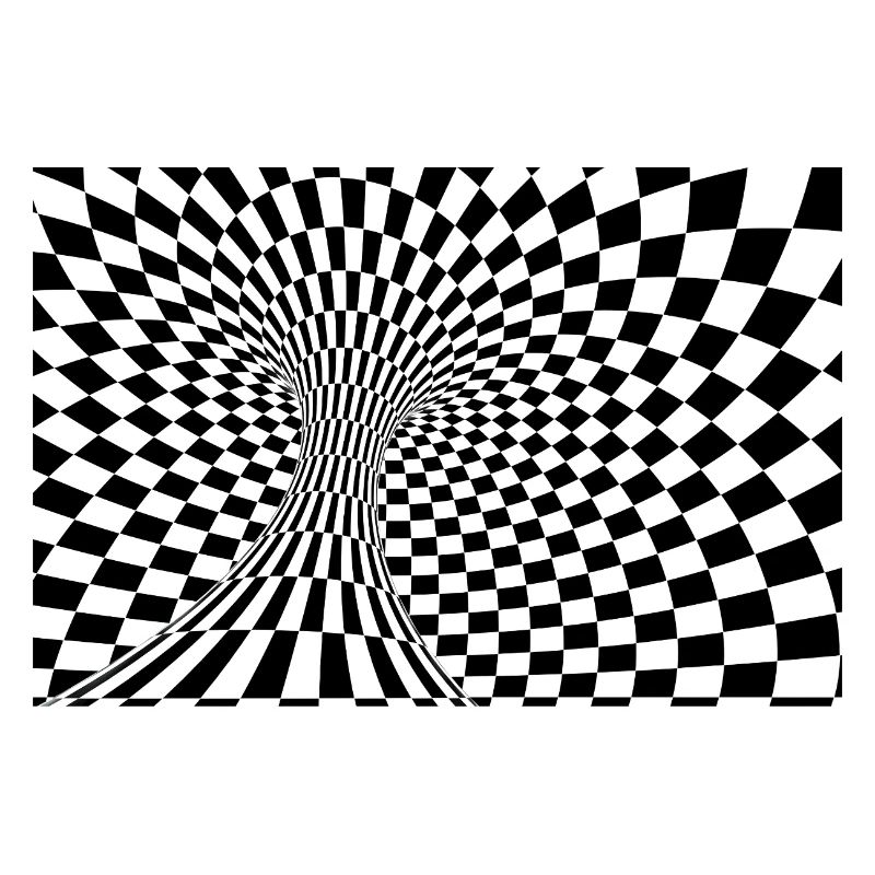 Checkerboard-Optiktunnel