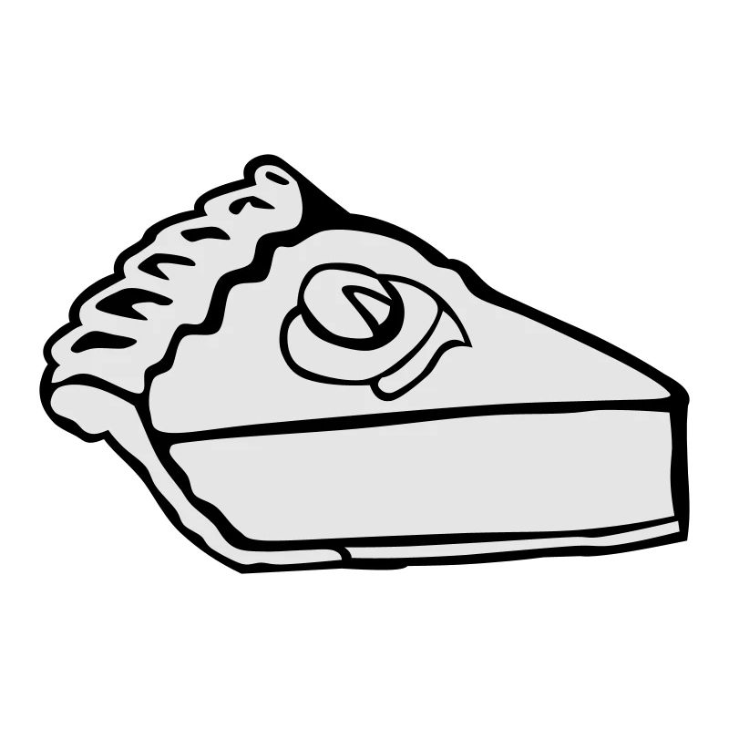 Slice der Kürbis-Kuchen