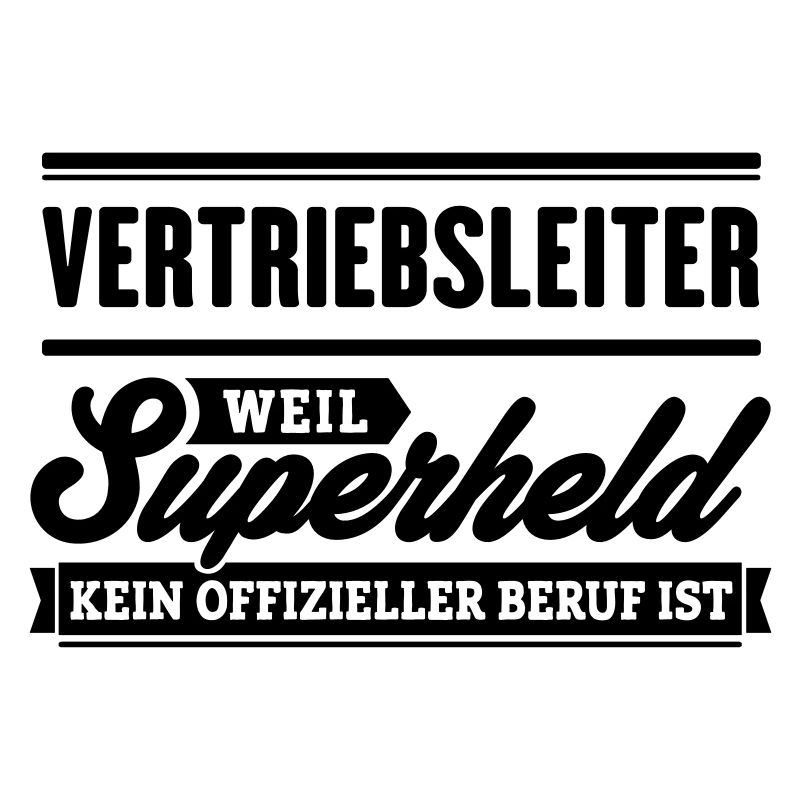 Superheld Vertriebsleiter