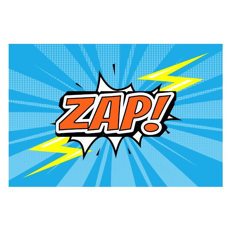 ZAP! Comic Style Graffiti Lettering