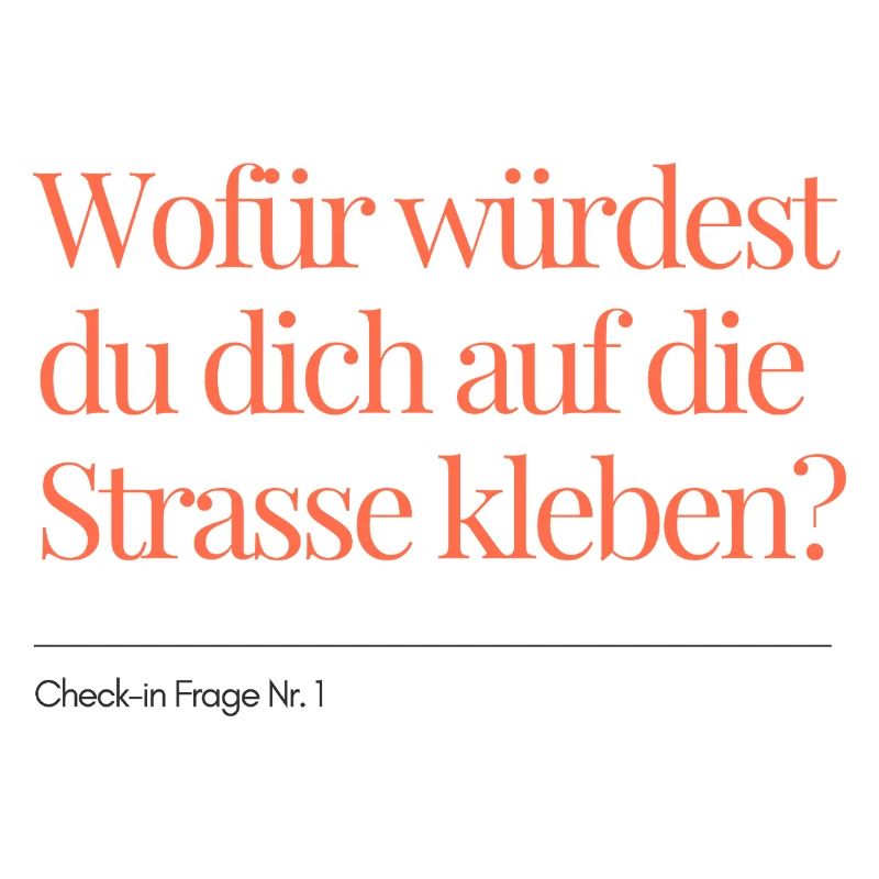 Check-in Question No. 1