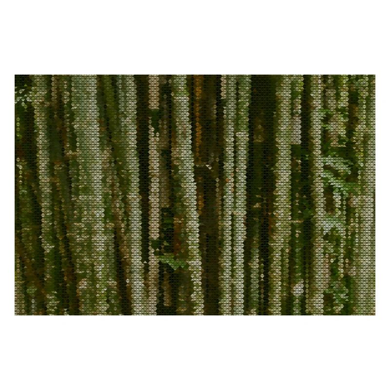 Forest Camouflage Grid Pattern