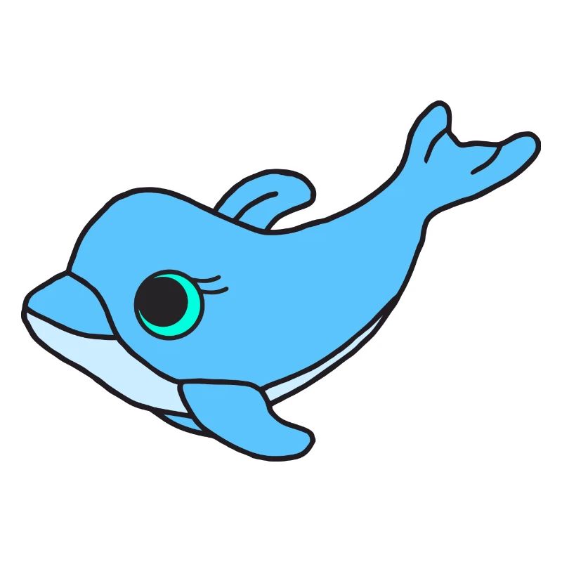 Süßer Delfin