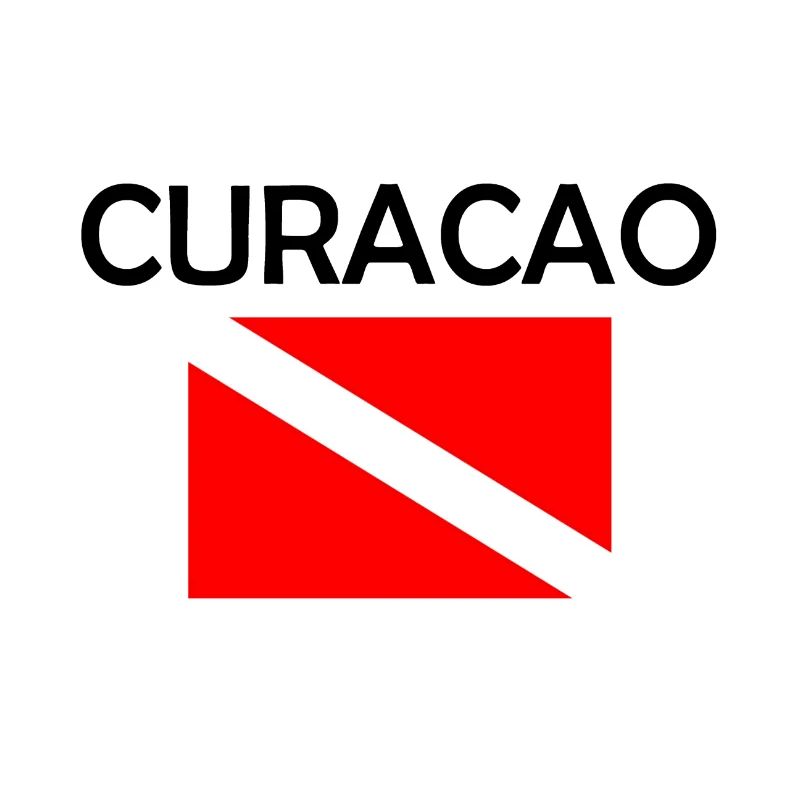 Drapeau de plongée Curaçao - Plongée sous-marine - Plongée sous-marine - Tauchen