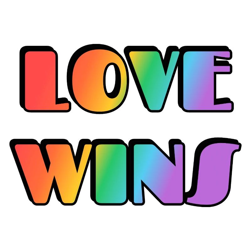 Love Wins Rainbow Gradient