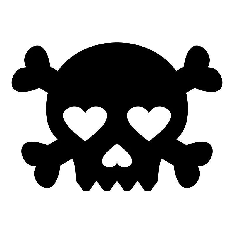 heart skull