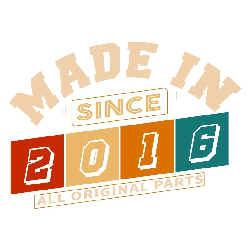 Made in 2016 anniversaire 8 ans