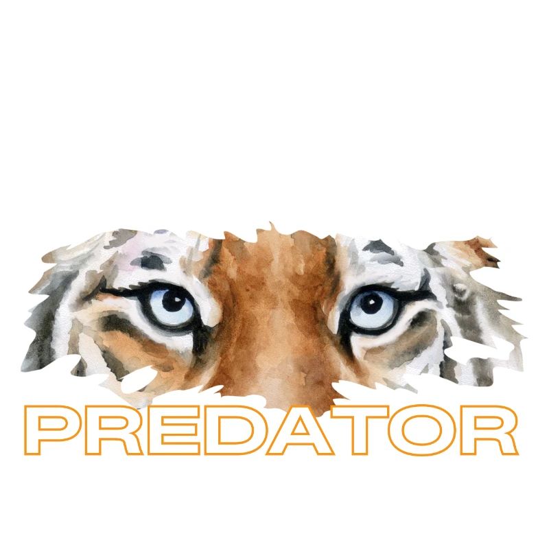 Roaring Apex Predator - Tiger Face Tee
