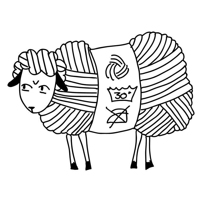 Angry Woolly Sheep