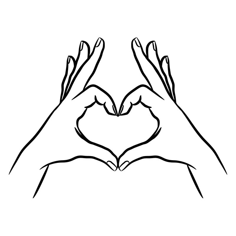 Mains Forme Coeur Coeur Symbole Geste De La Main