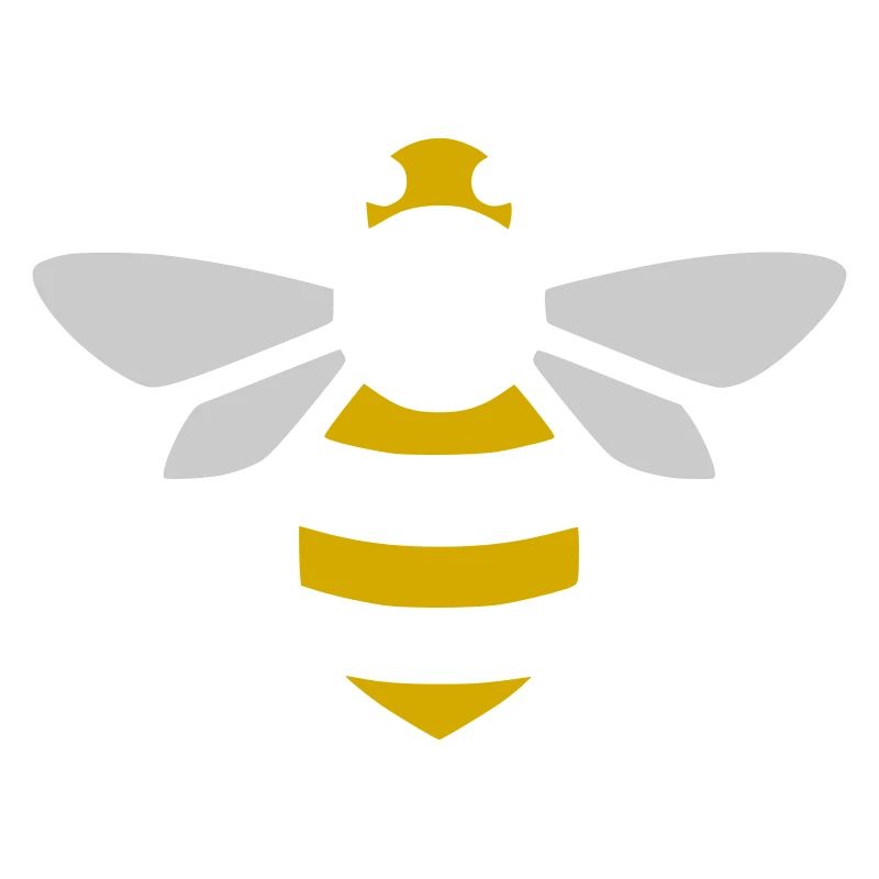 Bee Logo Geometric